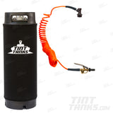 2.5 or 5 Gallon Window Tint Sprayer Mounting Solution Tank + 25ft Recoil Hose TintTanks.com