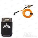 2.5 or 5 Gallon Window Tint Mounting Solution Sprayer Tank + 25ft Straight Hose TintTanks.com