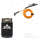 2.5 or 5 Gallon Window Tint Mounting Solution Sprayer Tank + 25ft Straight Hose TintTanks.com