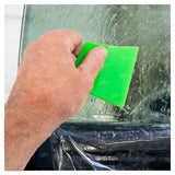 5 Piece Rubber Hand Squeegee Set For Tint / PPF / Wrap Installation - Green